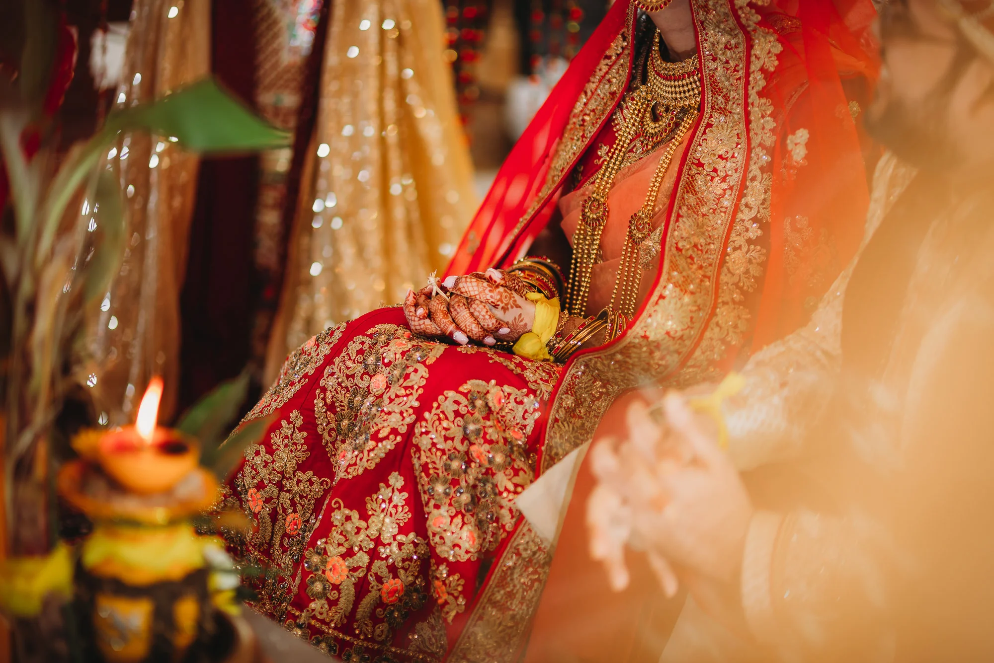 Hindu Wedding Ceremony at Lakshmi Narayan Temple