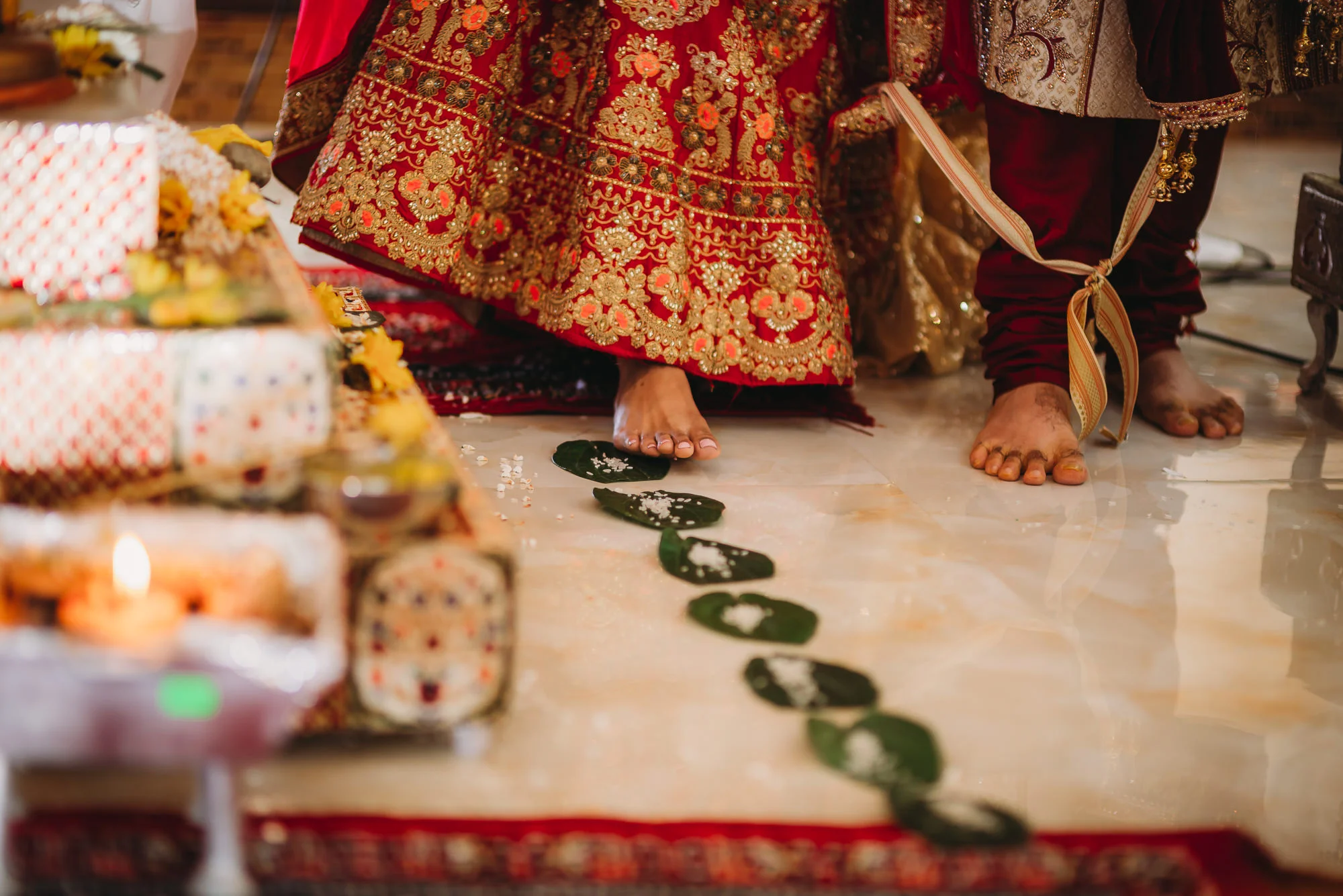 Hindu Wedding Ceremony at Lakshmi Narayan Temple