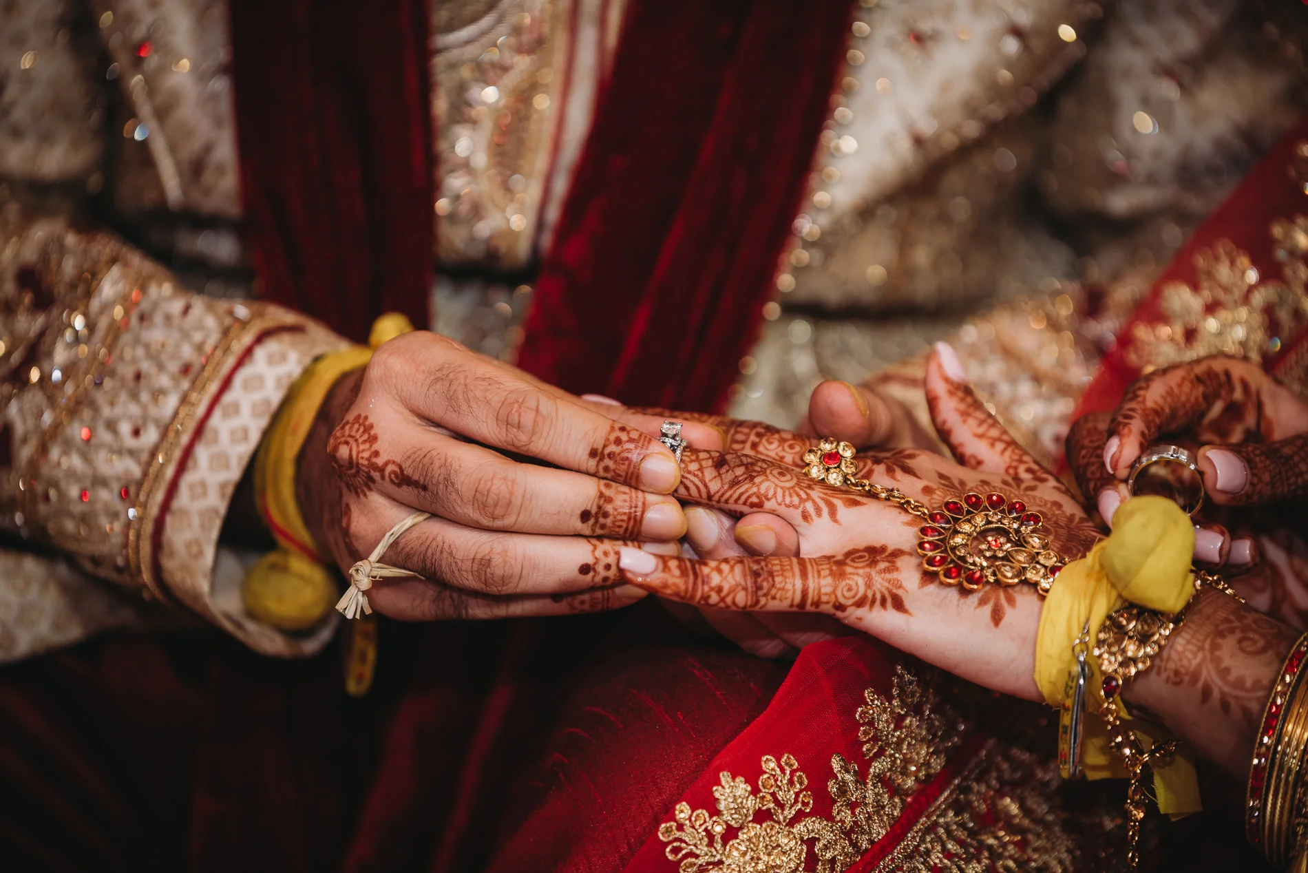 Hindu Wedding Ceremony at Lakshmi Narayan Temple