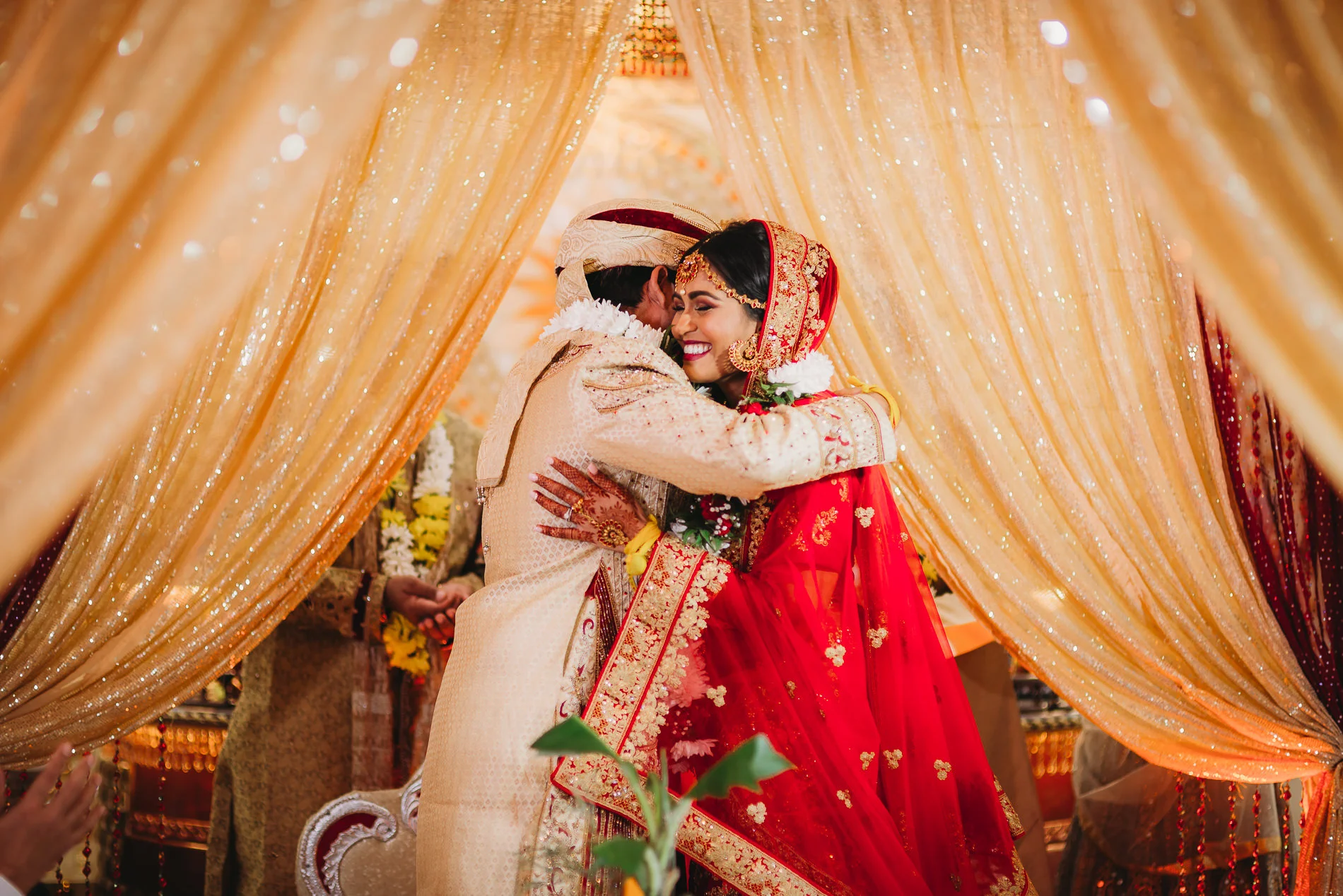 Hindu Wedding Ceremony at Lakshmi Narayan Temple