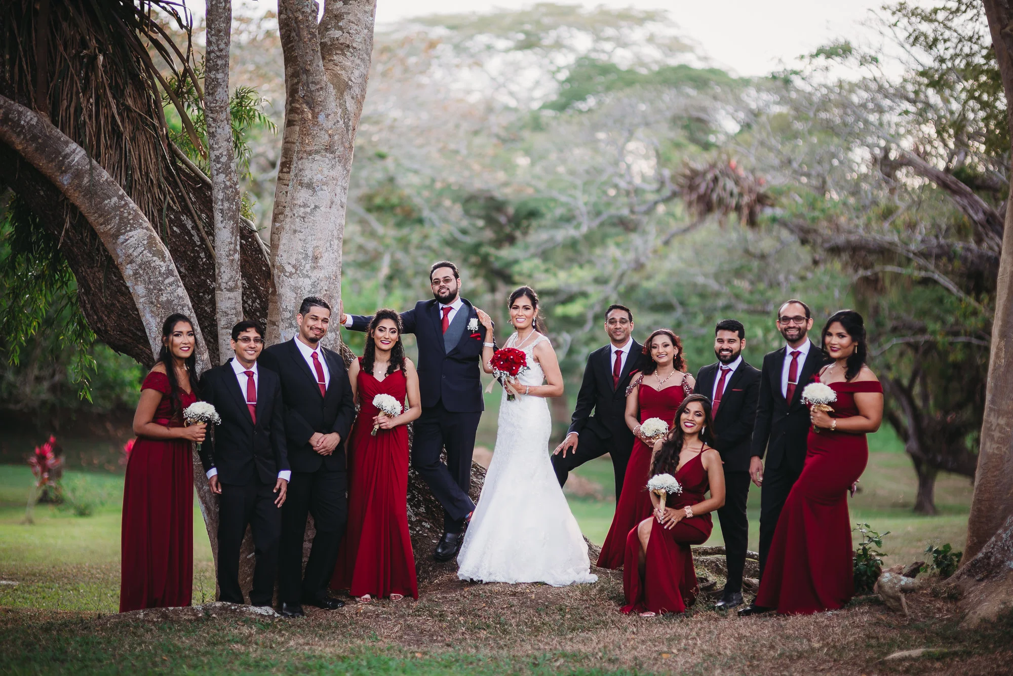 Palmiste park wedding photography trinidad