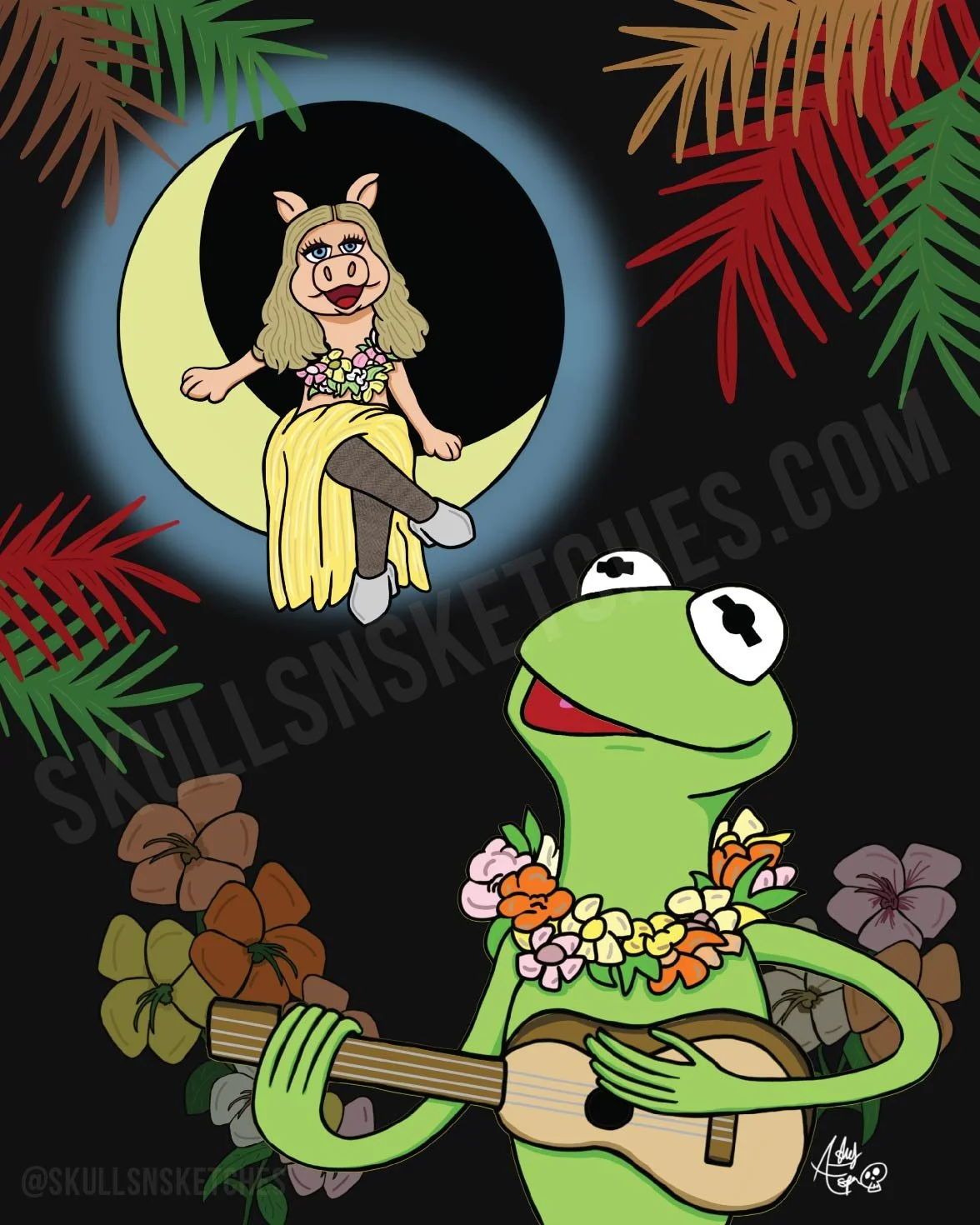 Kermit Piggy Ukulele Lady WM.jpg
