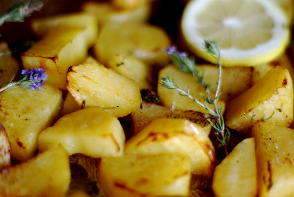 Baked potatoes