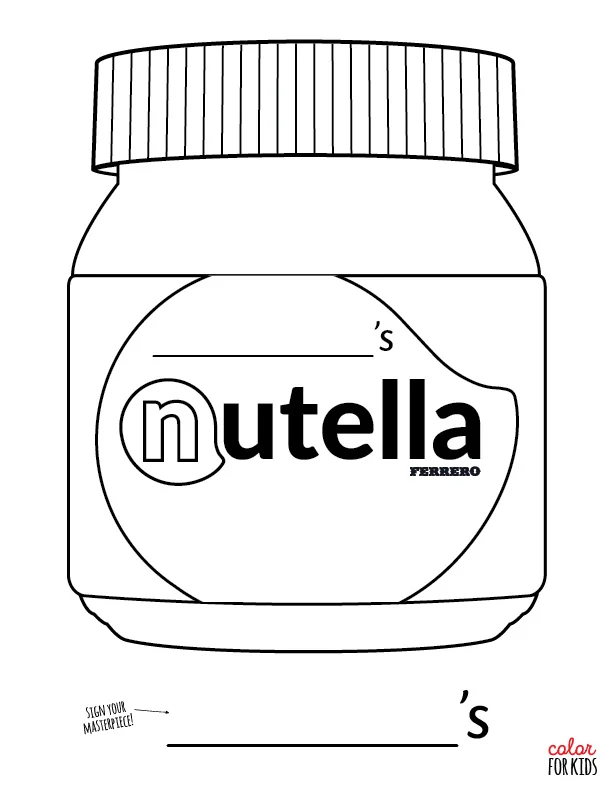 Nutella Bonnie Steensen Design