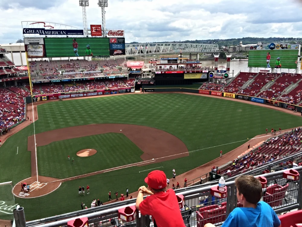 The view from our seats.