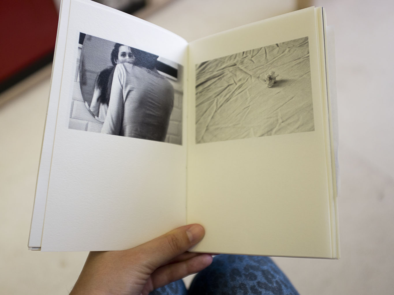 Maqueta de raro amor presentada en la convocatoria "Cosecha 2013" del Photobook Club Madrid.