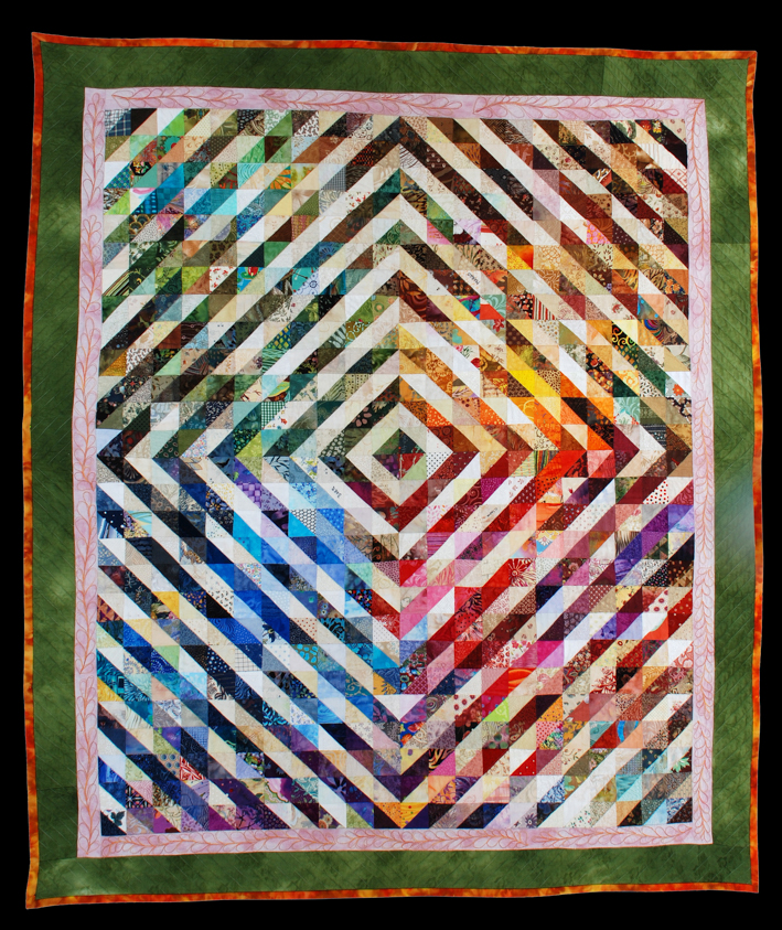 TQS Half-Square-Triangle Exchange Quilt 2011-2012