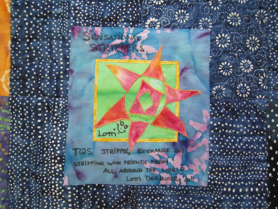 TQS Strippers Exchange Quilt 2011-2012