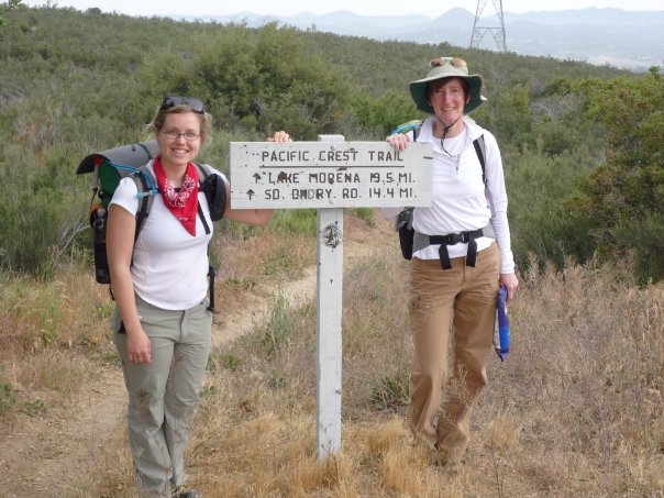 Me and Karen in Campo, CA next to the border wall with Mexico.