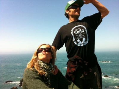 Me and Matt on the Sonoma County coastline.