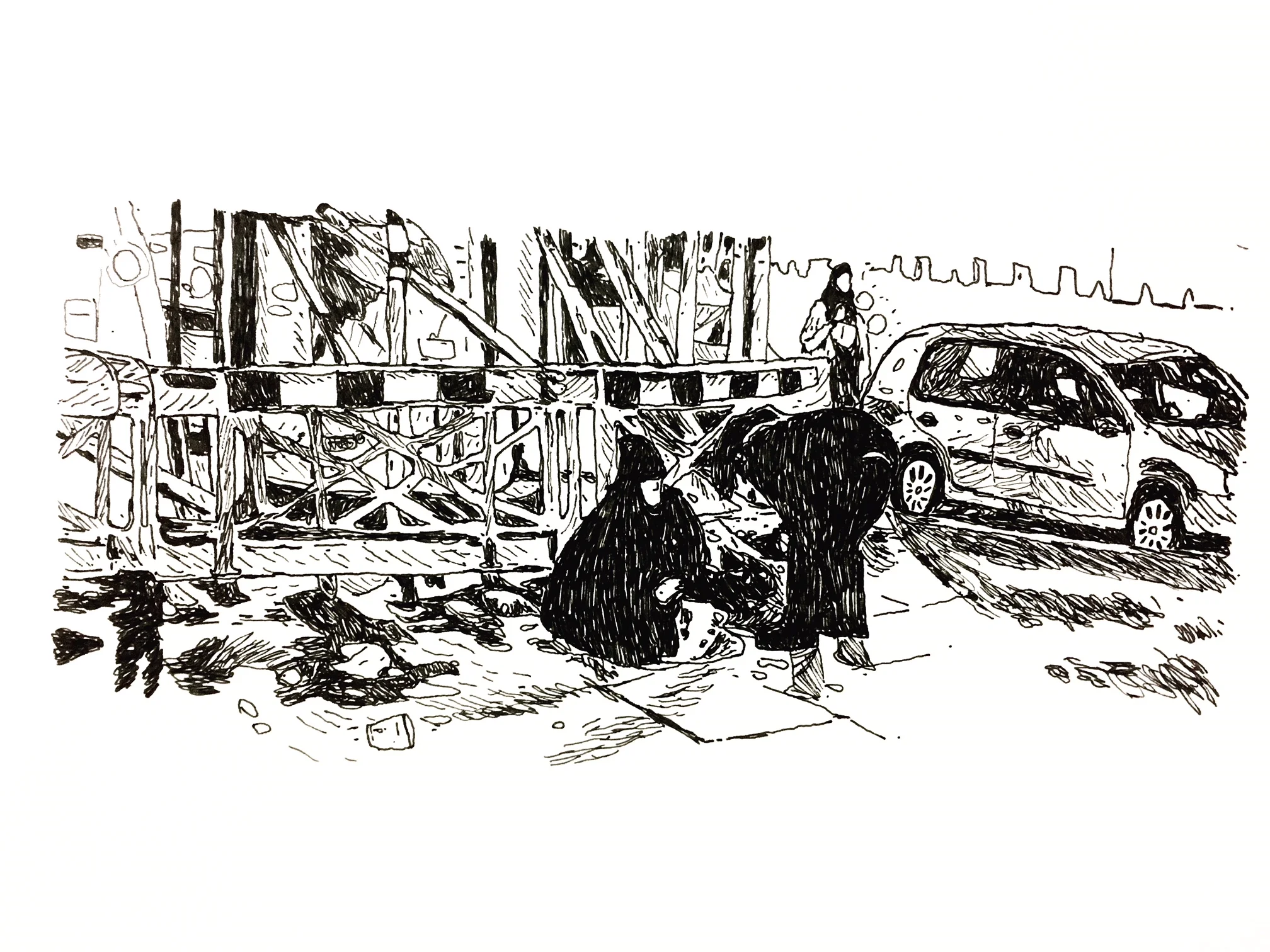 Homeless. The Strand, London