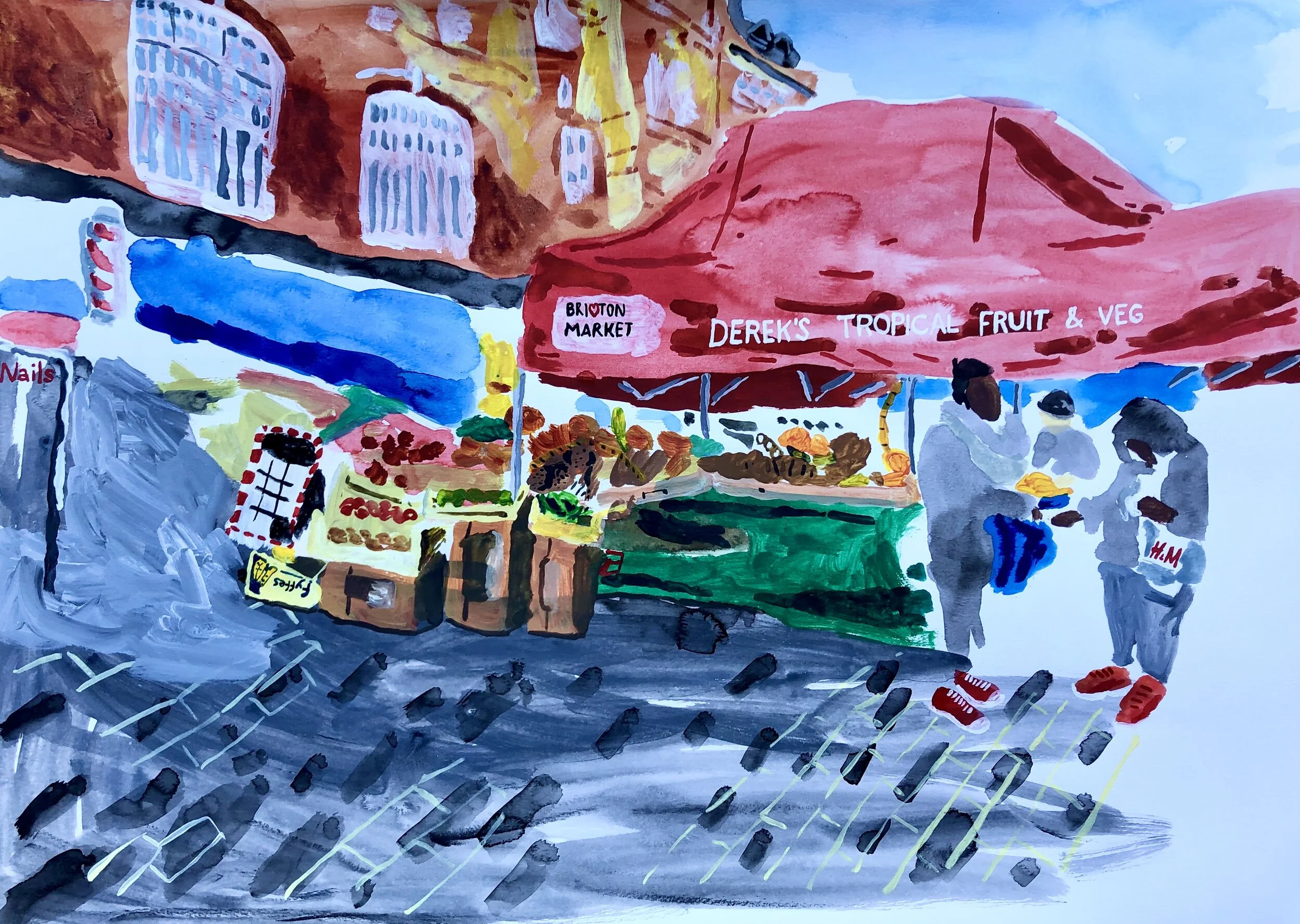 Brixton Market Pre Lockdown