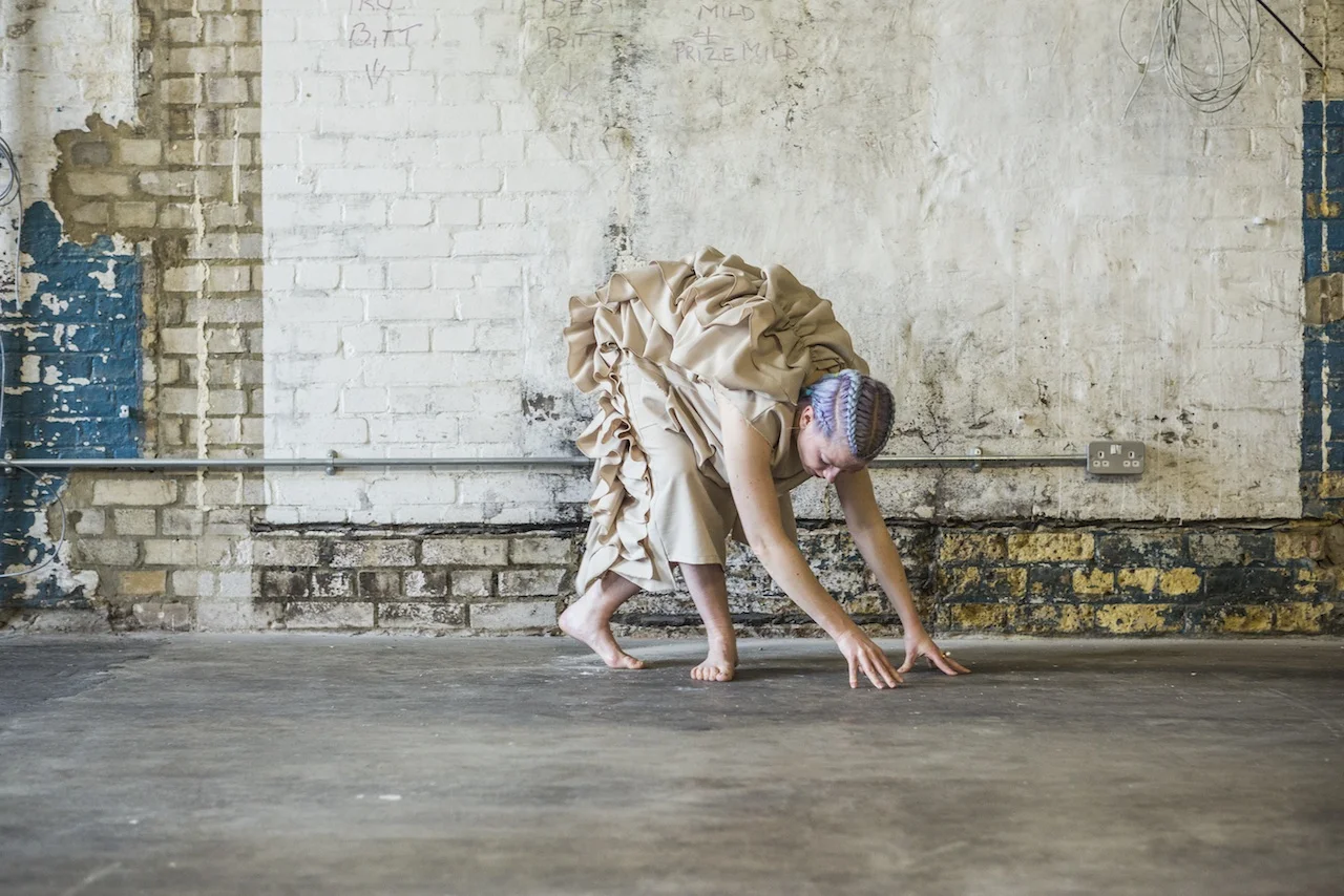 This is a collaboration with the Collective group Elephants and Volcanoes. I designed 4 outfits for the performance/exhibition at "the Old truman brewery" in London. The idea is to create something connects to the ocean and deep sea creatures. I used the neutral colour, played with shapes and forms, trying to deliver a sense of transformation when the performers move with the clothes in different positions, the relationship between form and motion. 