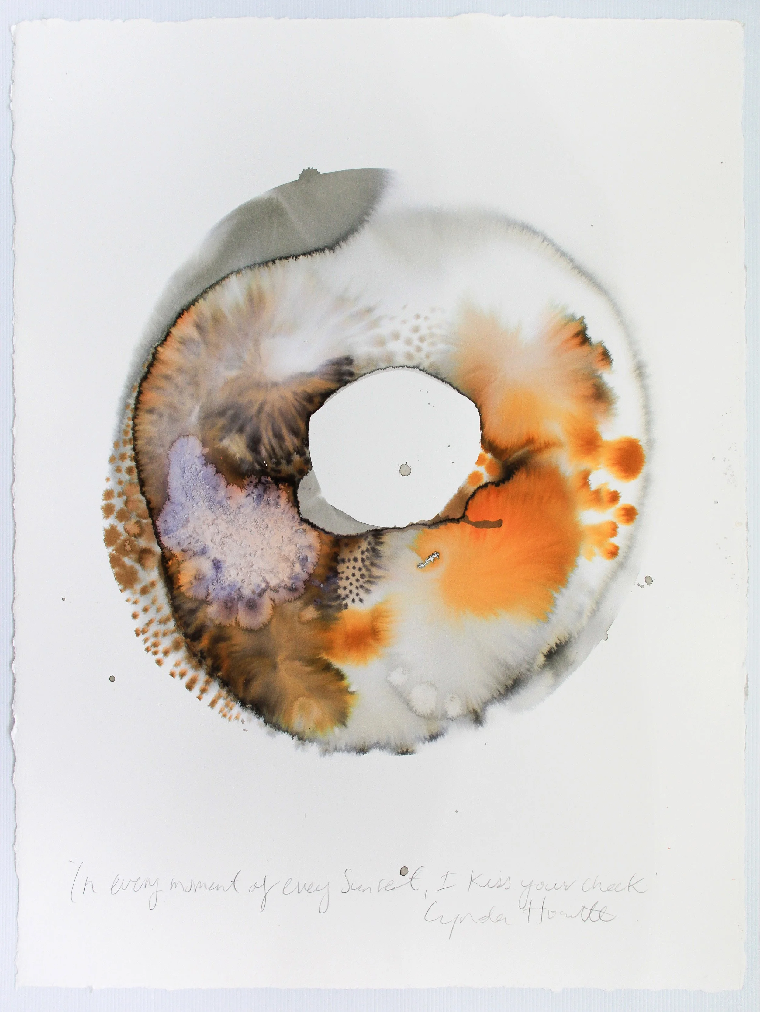 In every moment, of every sunset, I kiss your cheek