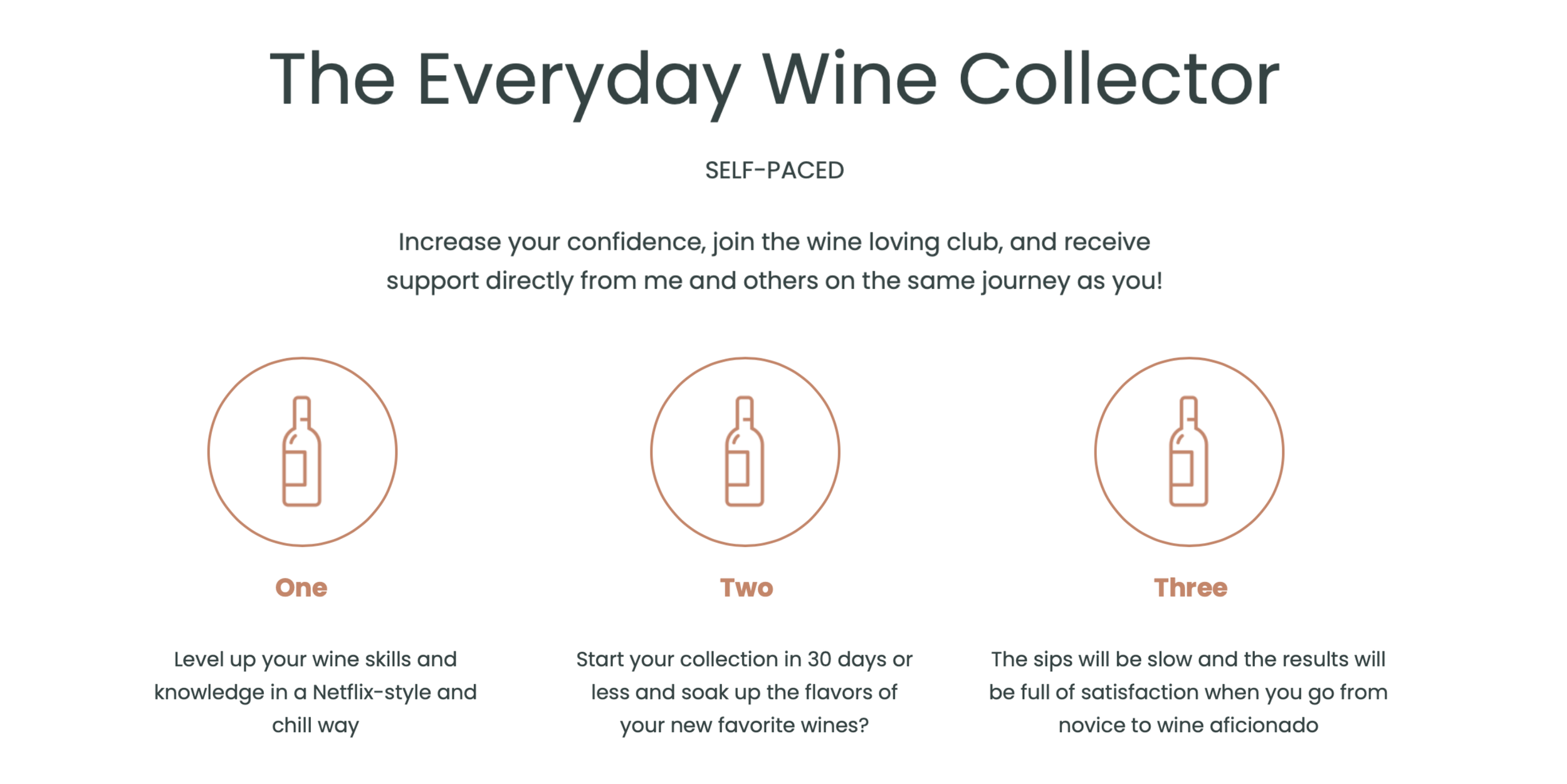 The everyday wine collector course