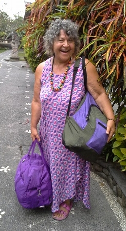 I got my monthly travel bags down to this light load!