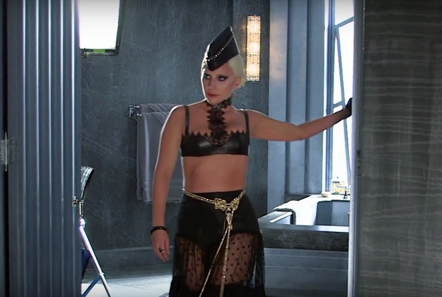 FX TV series American Horror Story Hotel starring Lady Gaga.