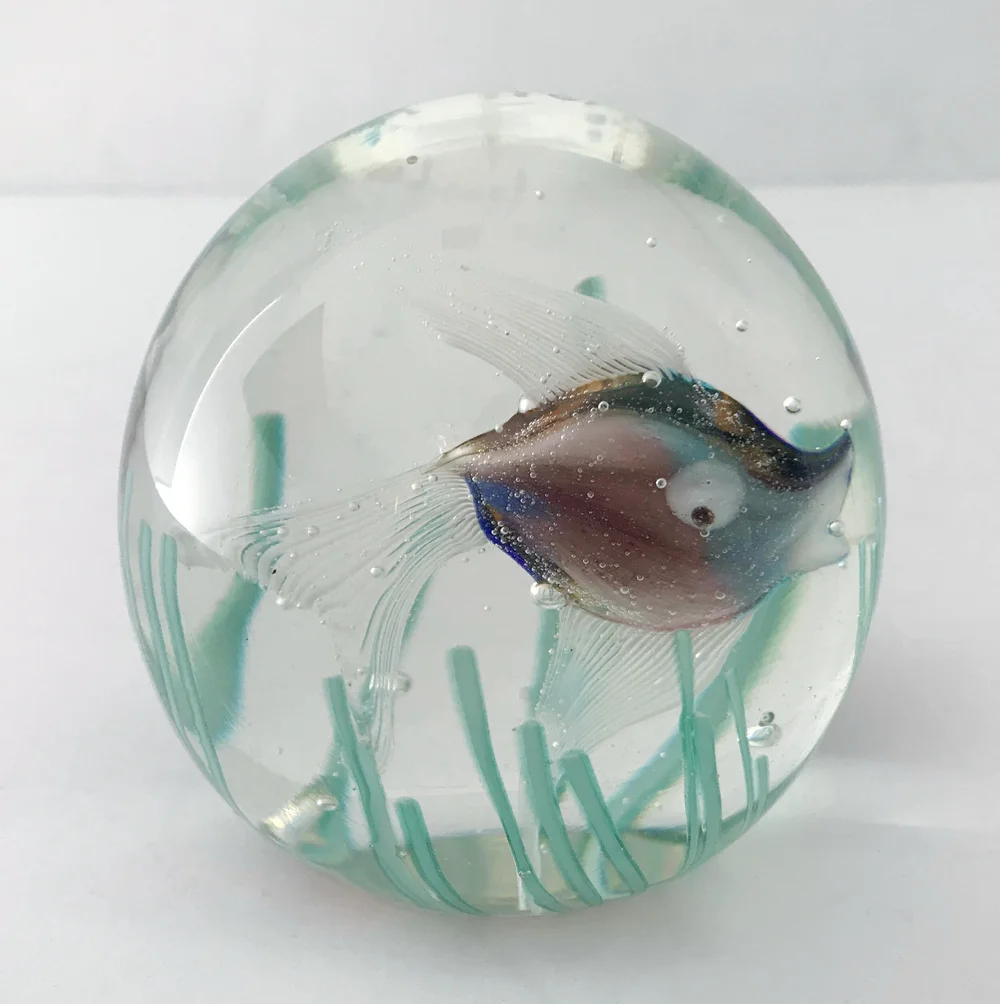 Murano Glass Fish Paperweight