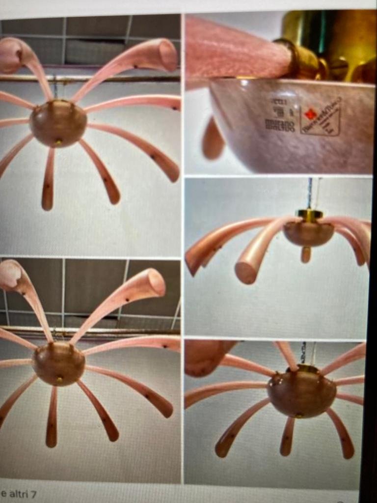 Pink Spider Chandelier, 2 Available