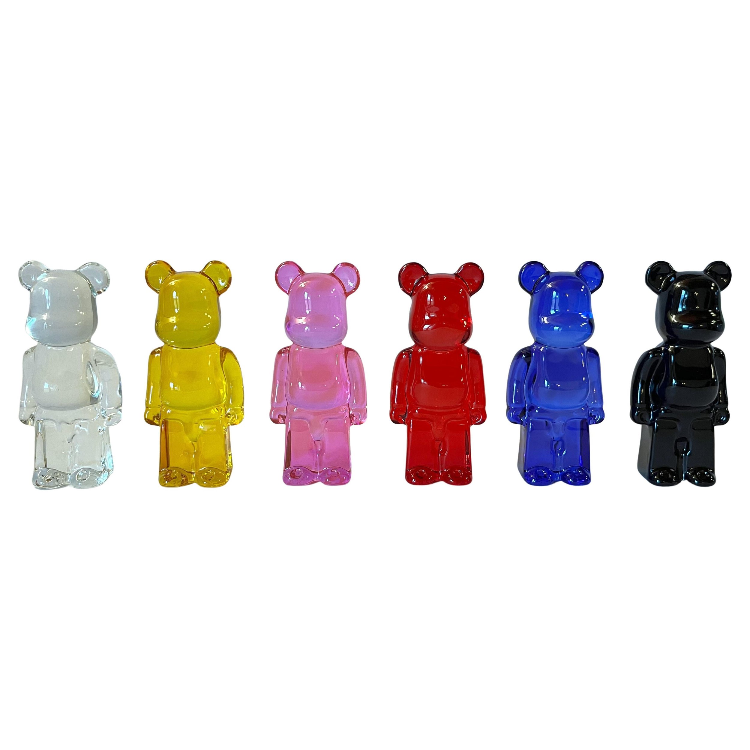 BACCARAT Be@rbrick Set of 6 Figurines