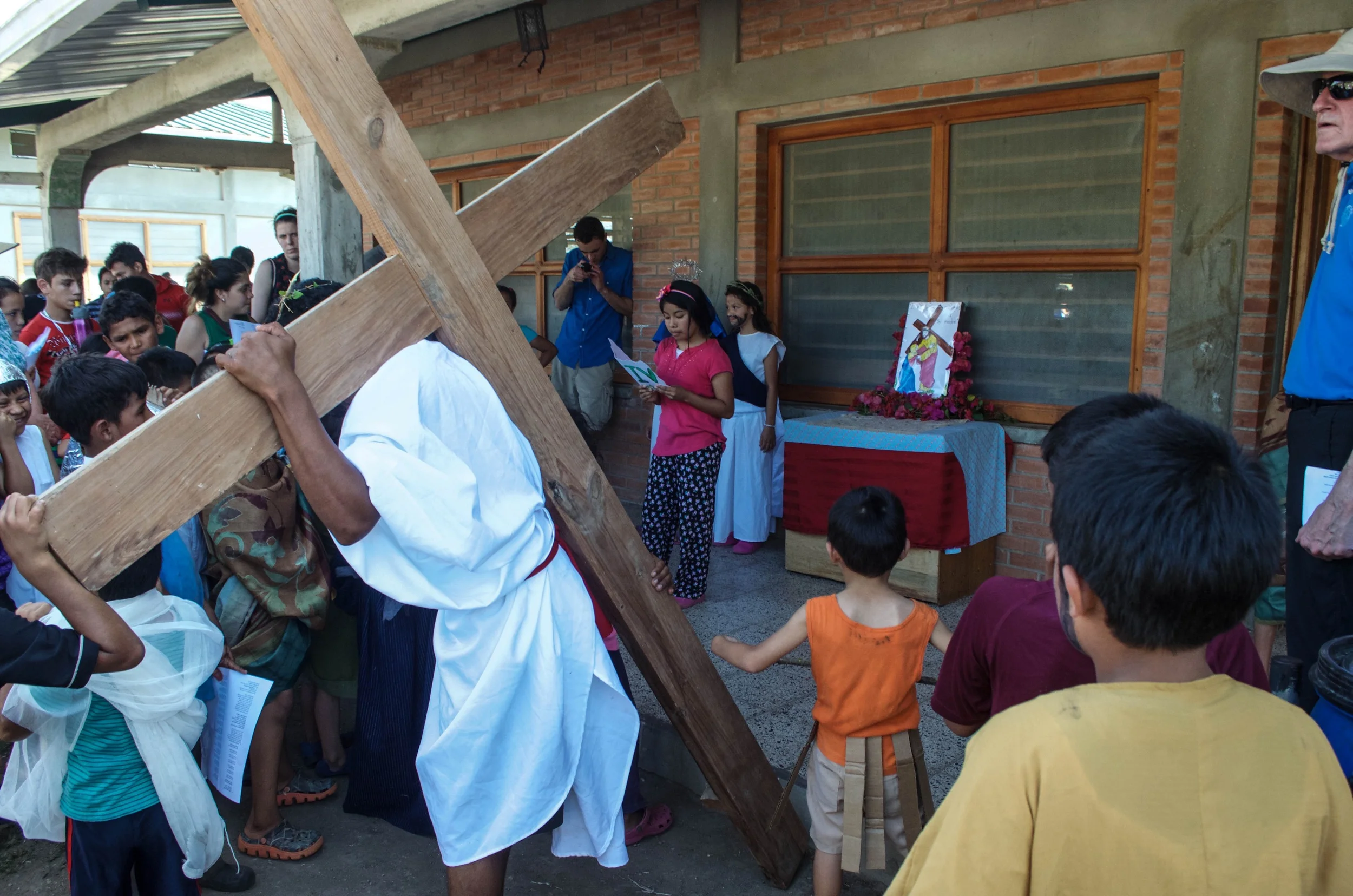 Presenting at the Living Stations of the Cross on Good Friday 2016