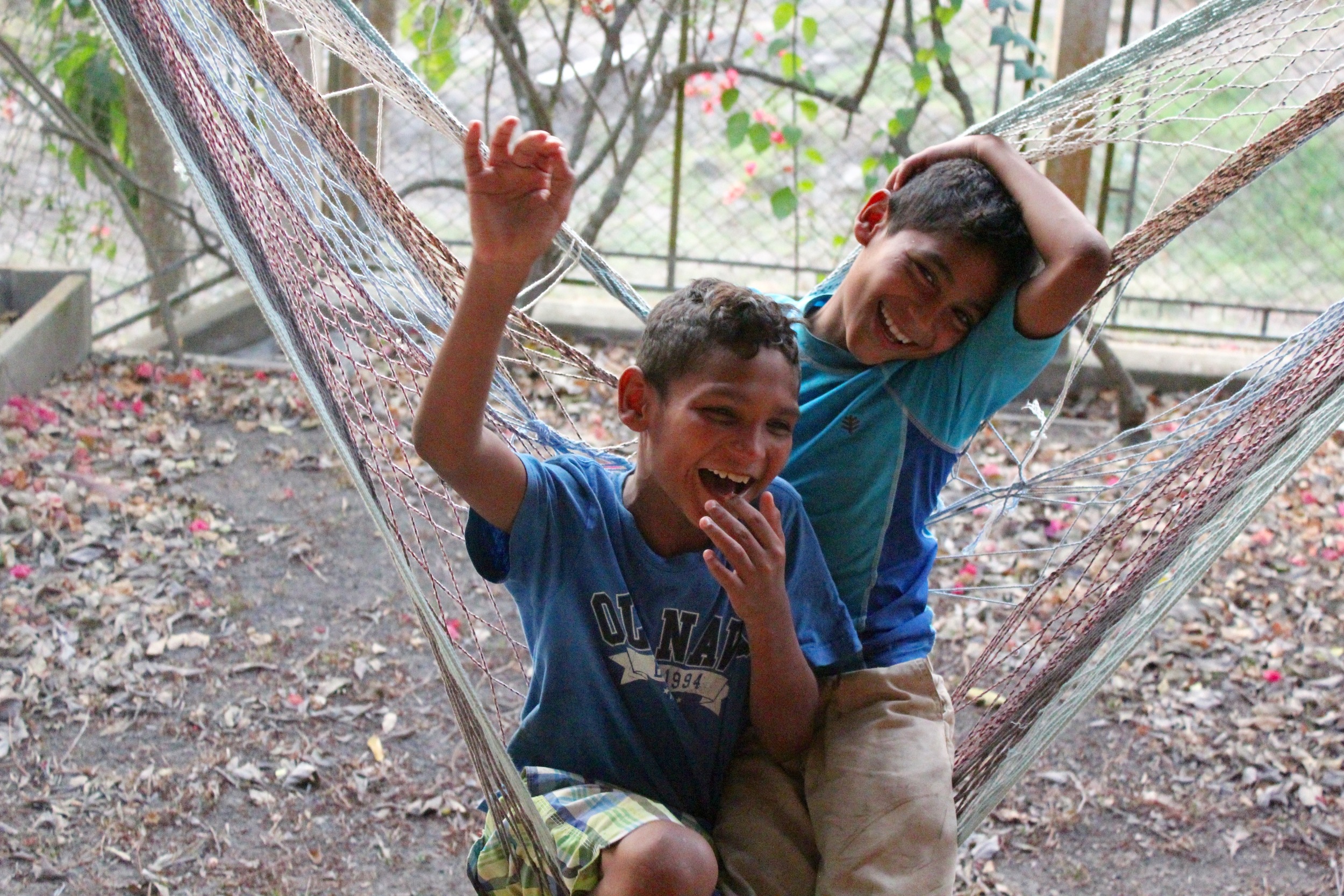 Pedro* (right) and his older brother Gilberto* (left)