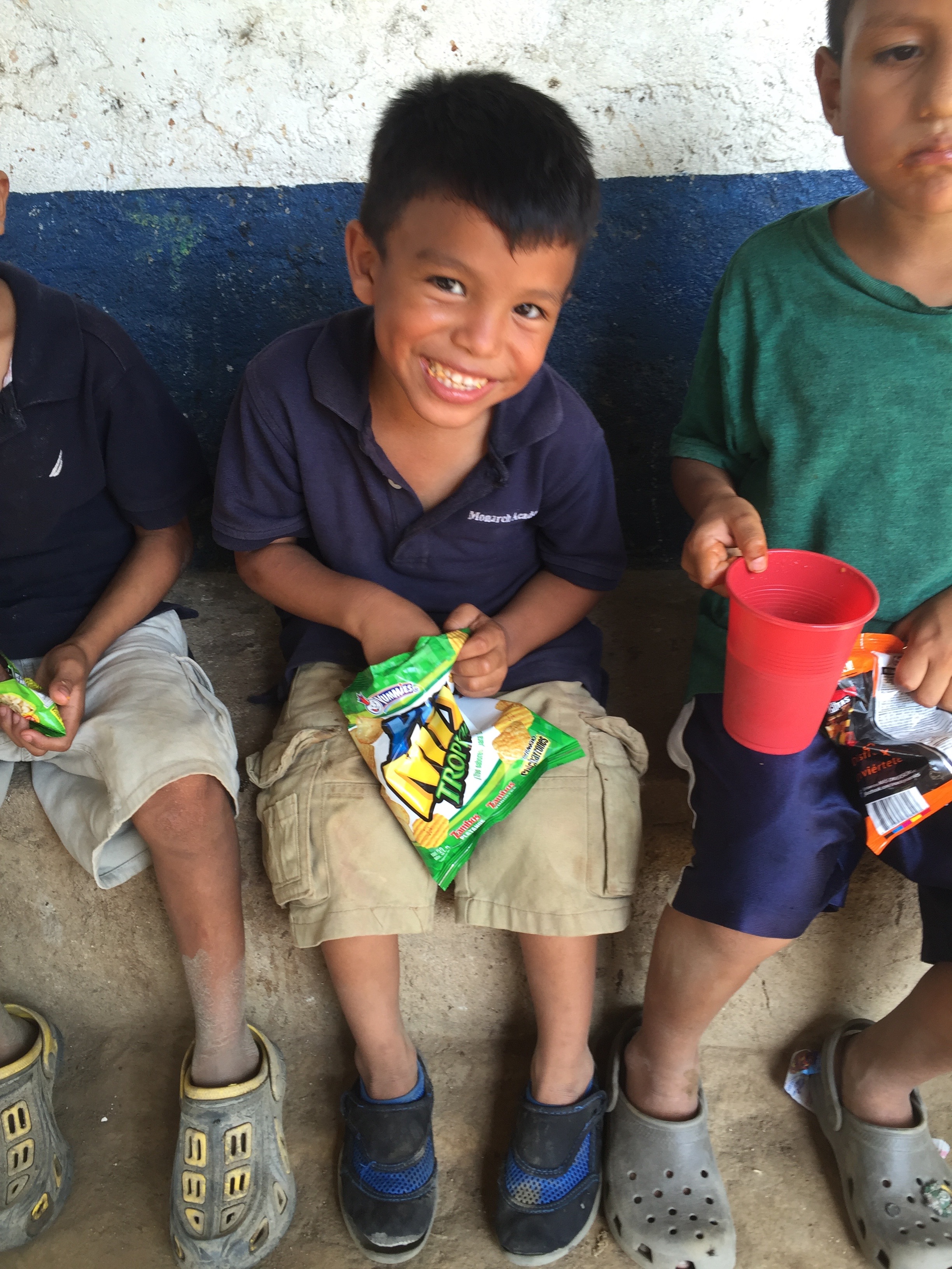 Edwin and friends celebrating Edwin's 6th birthday this past year.