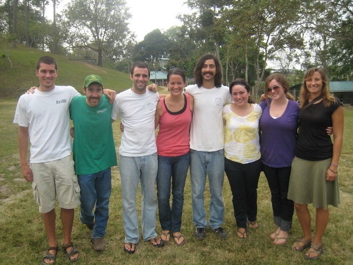 Alan and members of his volunteer group in early 2009.
