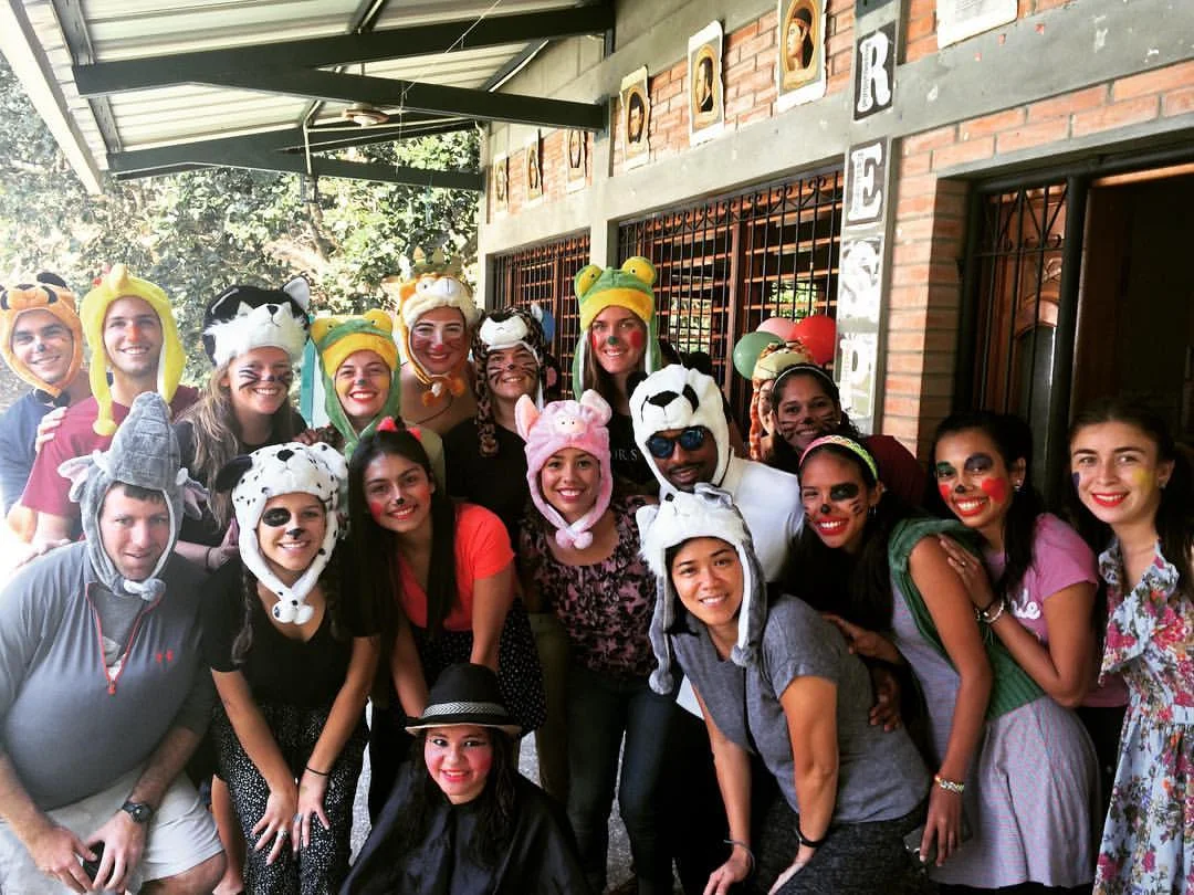 Celebrating Día del Niño with both gringo and Honduran teachers in 2016.