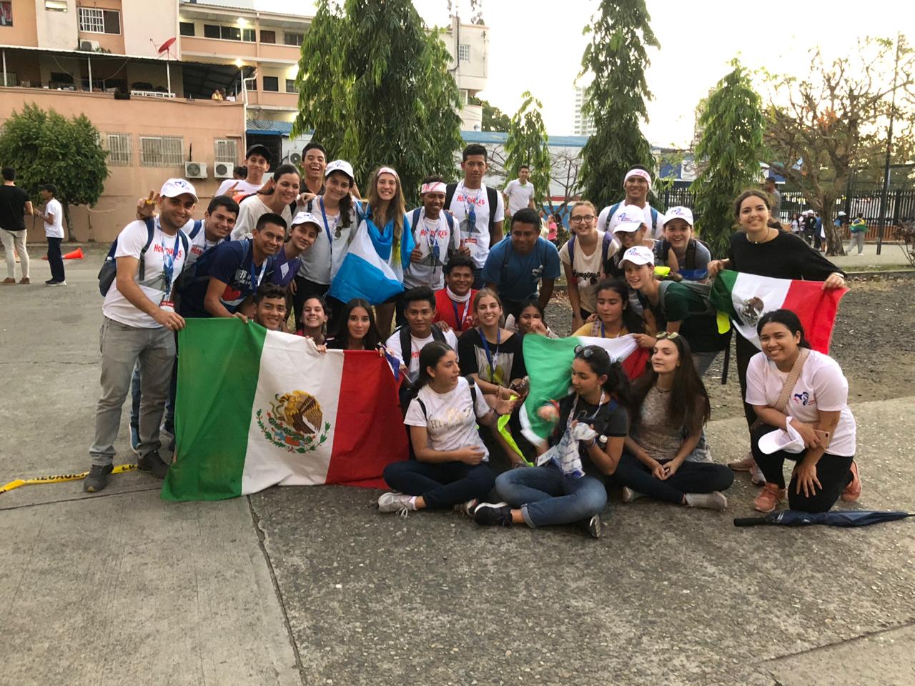 Making friends from all around the world!