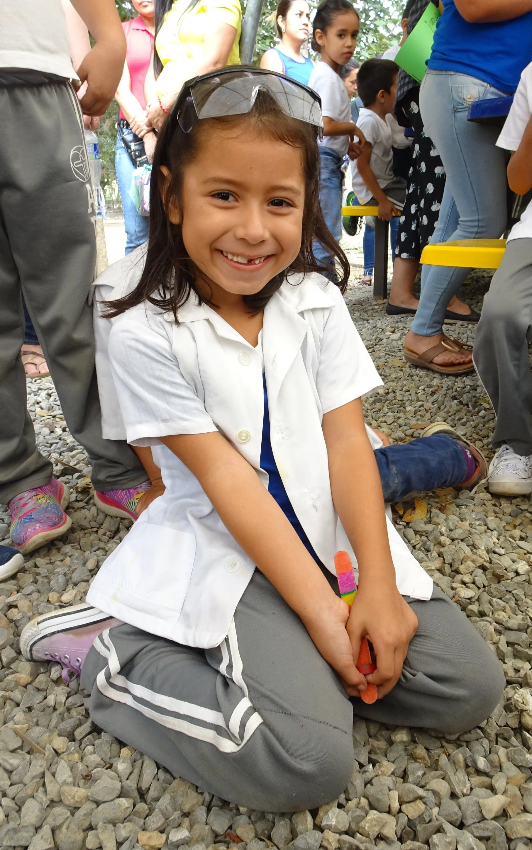 A future scientist in the making!