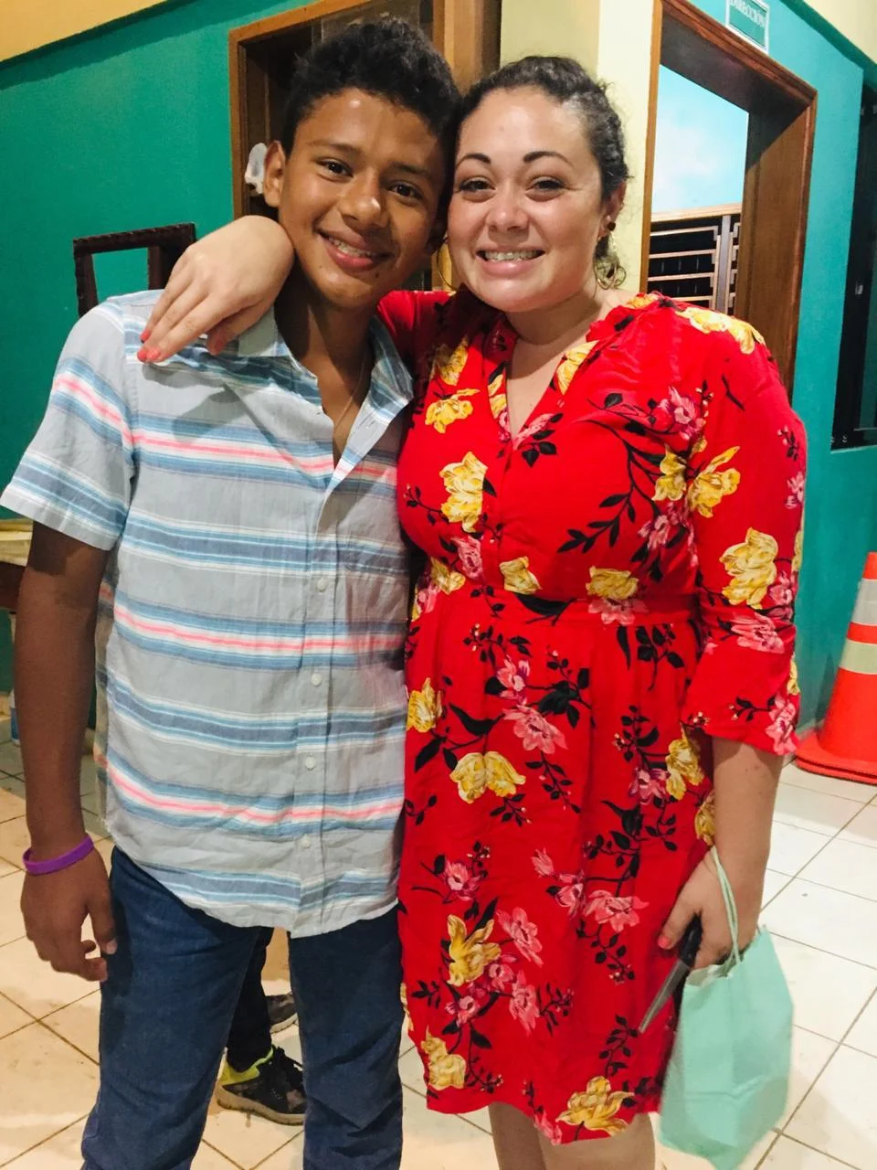 Damian this winter at his middle school graduation.