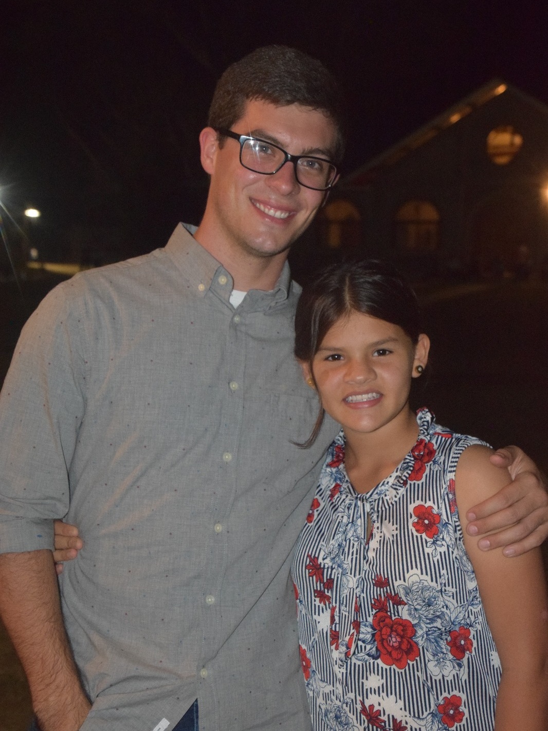 All dressed up for Holy Thursday Mass.