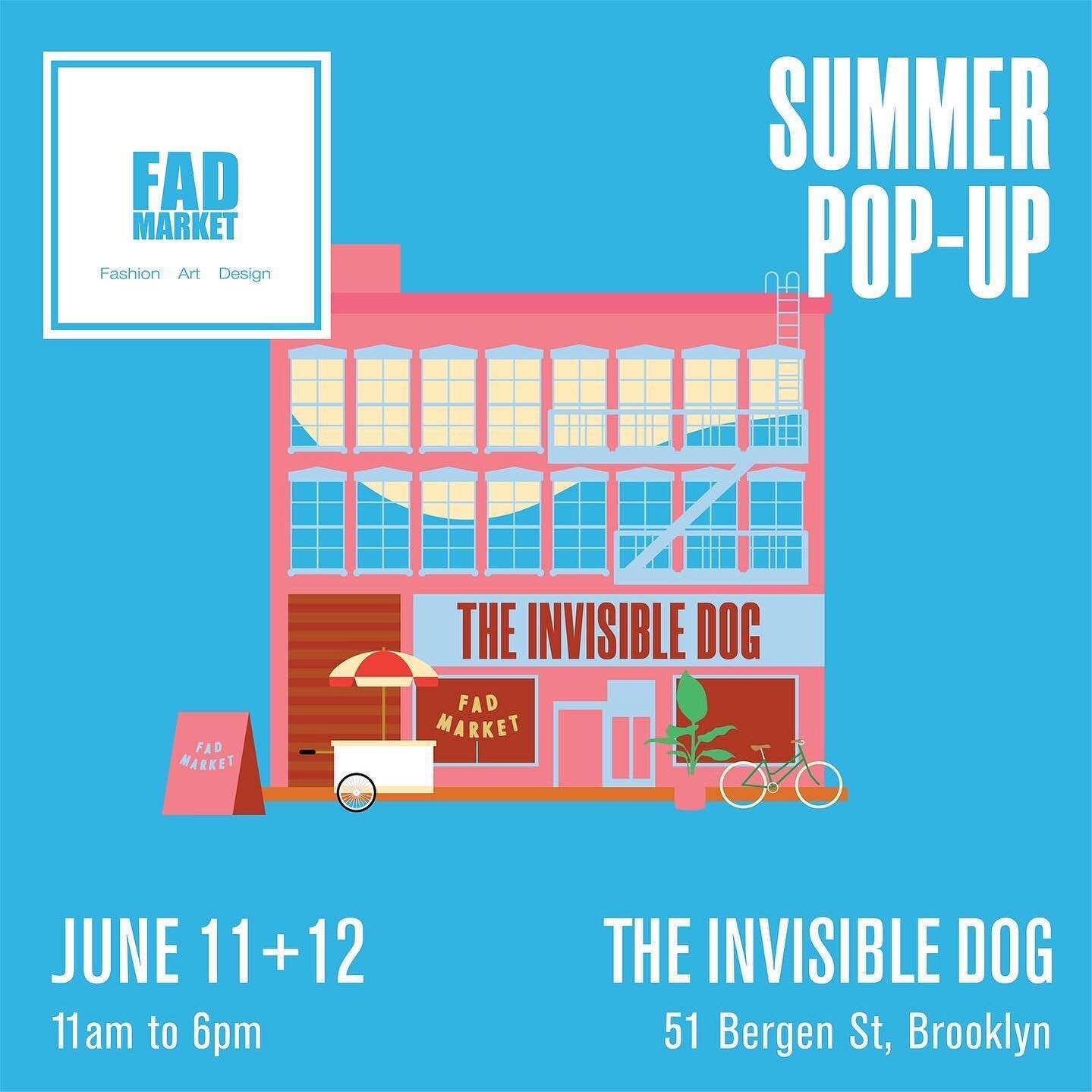 Perfectly on time ⏰ for #PrideMonth 🌈 and finding that special gift for Dad! 🏆 Don&rsquo;t miss our Summer Pop-up at @theinvisibledog in Brooklyn&rsquo;s Boerum Hill this weekend! Featuring over 50 artists, designers, and makers showcasing an assor