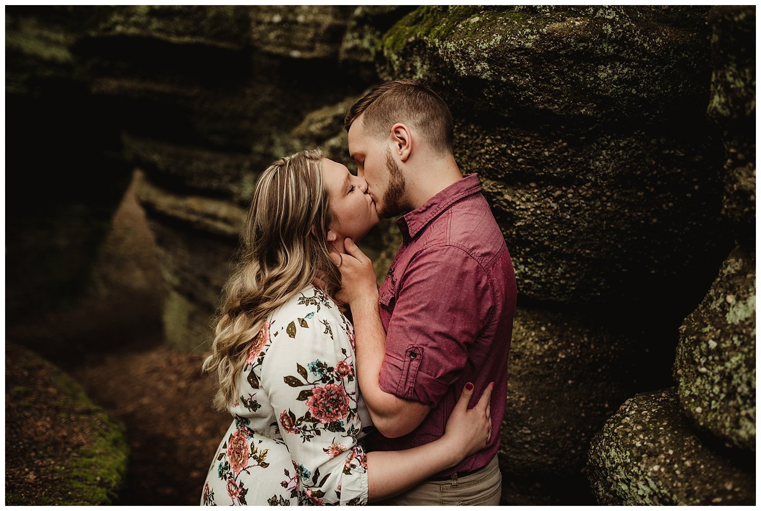 Carley and Cainen | Engagement Shoot at Nelson Ledges