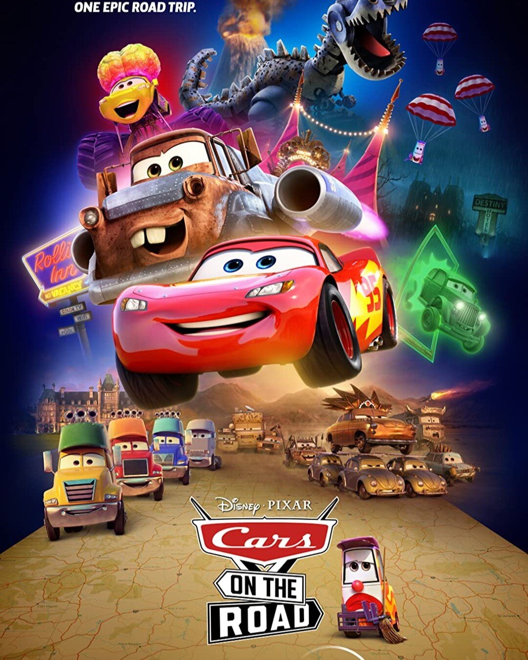 How cool is it that I got to help @jtmonaco on Cars on the Road??? The original Cars from 2006 was one of my childhood highlights. I know.... out of all the things i could've loved right? But something about Lightning McQueen's journey to discover th
