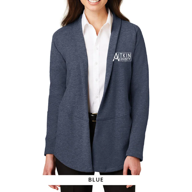 port authority ladies open front cardigan sweater