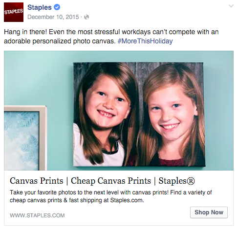 Direct Response: Custom Photo Canvas