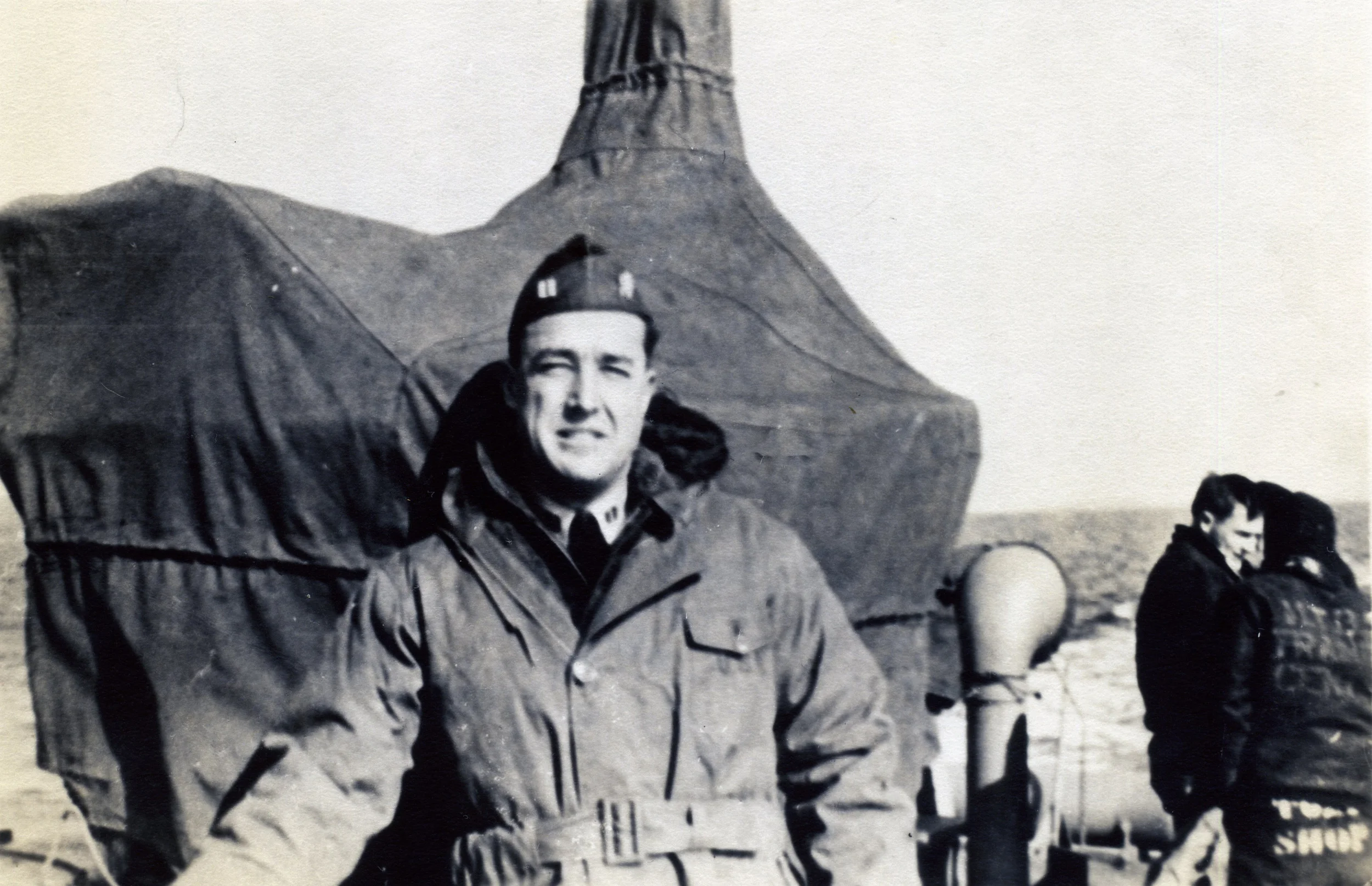 Book Figure 96. Lt. Sherertz on board PT. Jack Sherertz collection.