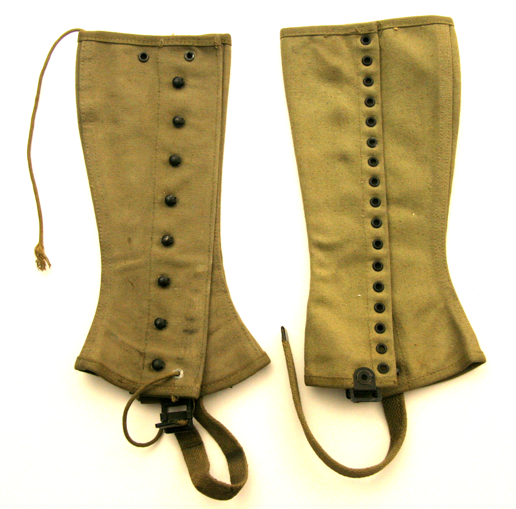 Book Figure 53A. Gaitors given to Lt. Sherertz by Midway marines