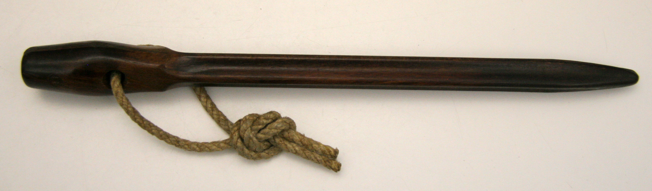 Book Figure 92. Fit or marlinspike from HJS USS Arkansas training voyage