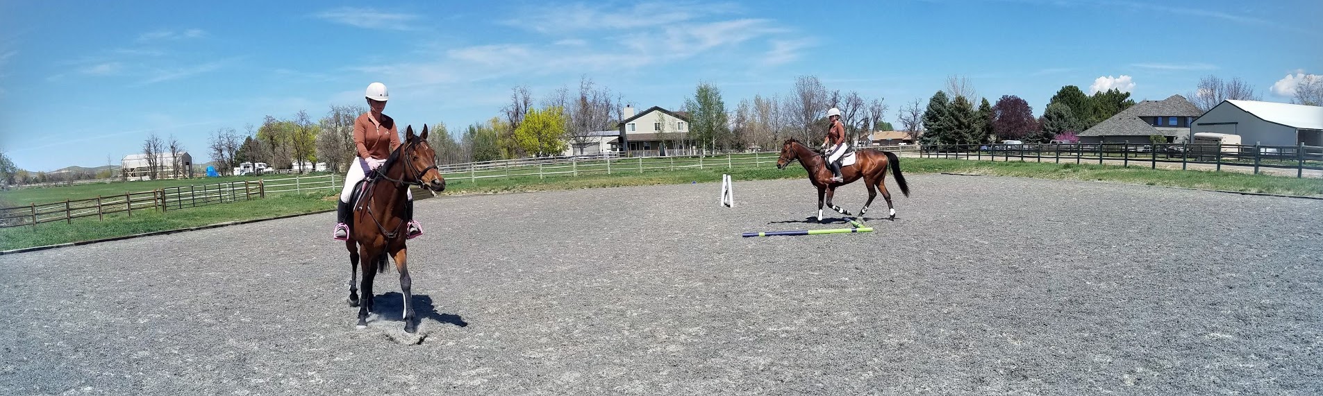 Even walking over poles
