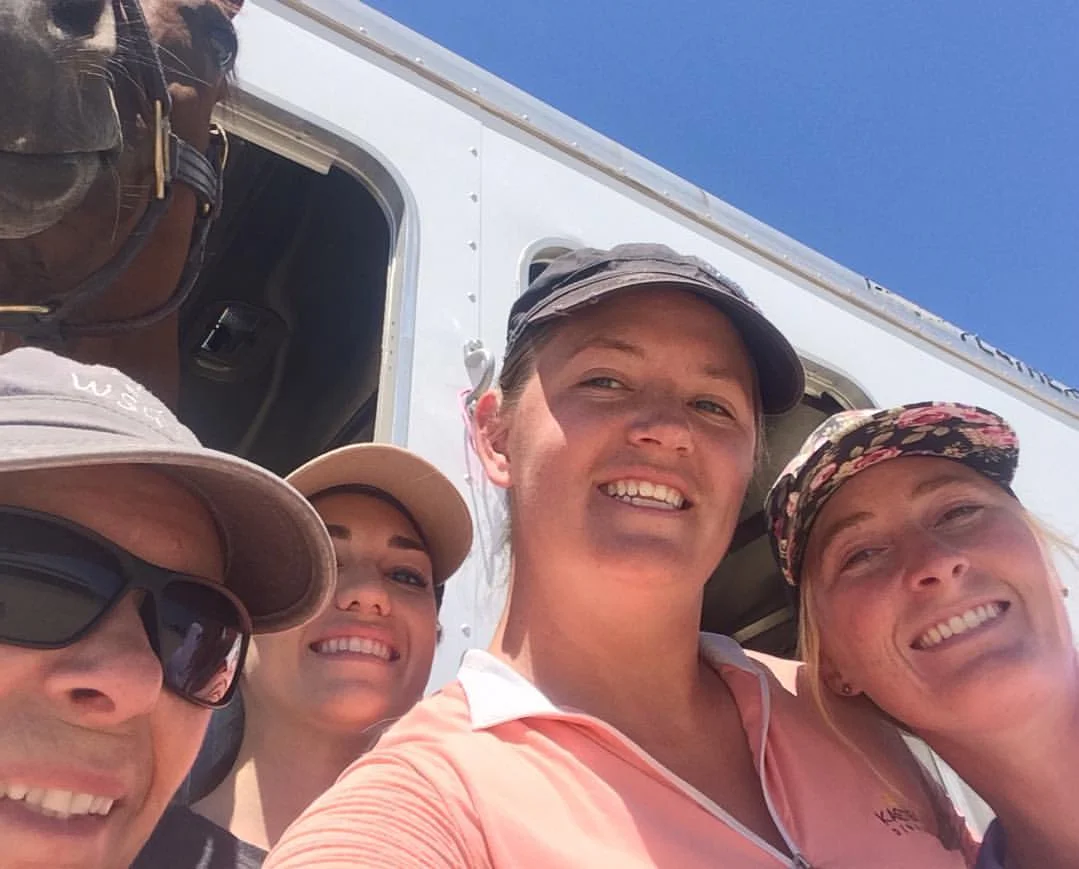 Mostly we just take pictures with our horses