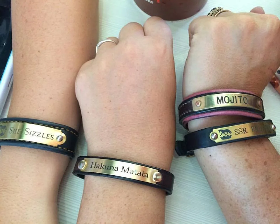 Friends who wear bracelets together stick together, or something like that.