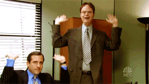 Even Dwight makes the effort