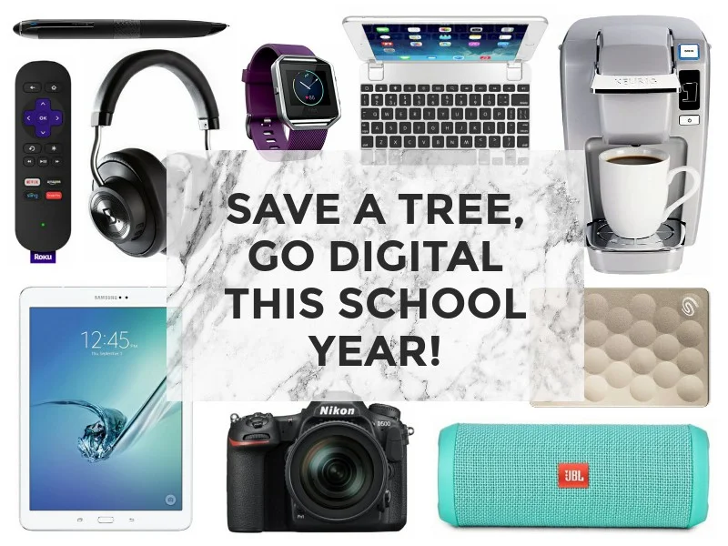 Save a tree, go digital this school year!