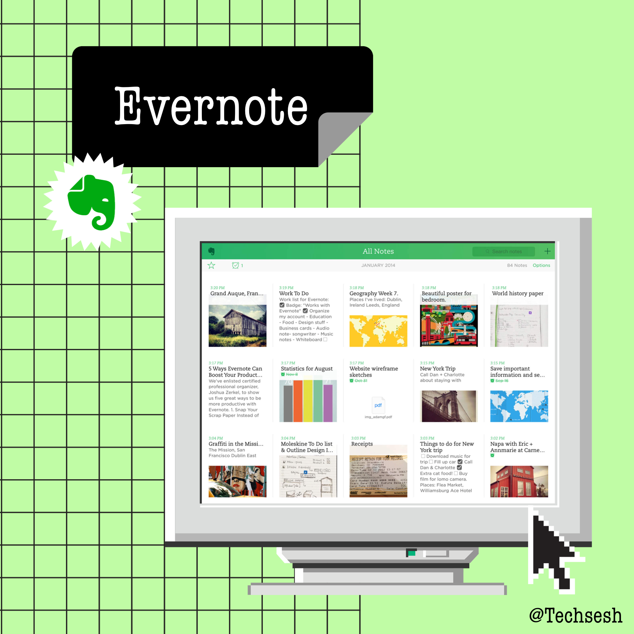 Stay productive with Evernote