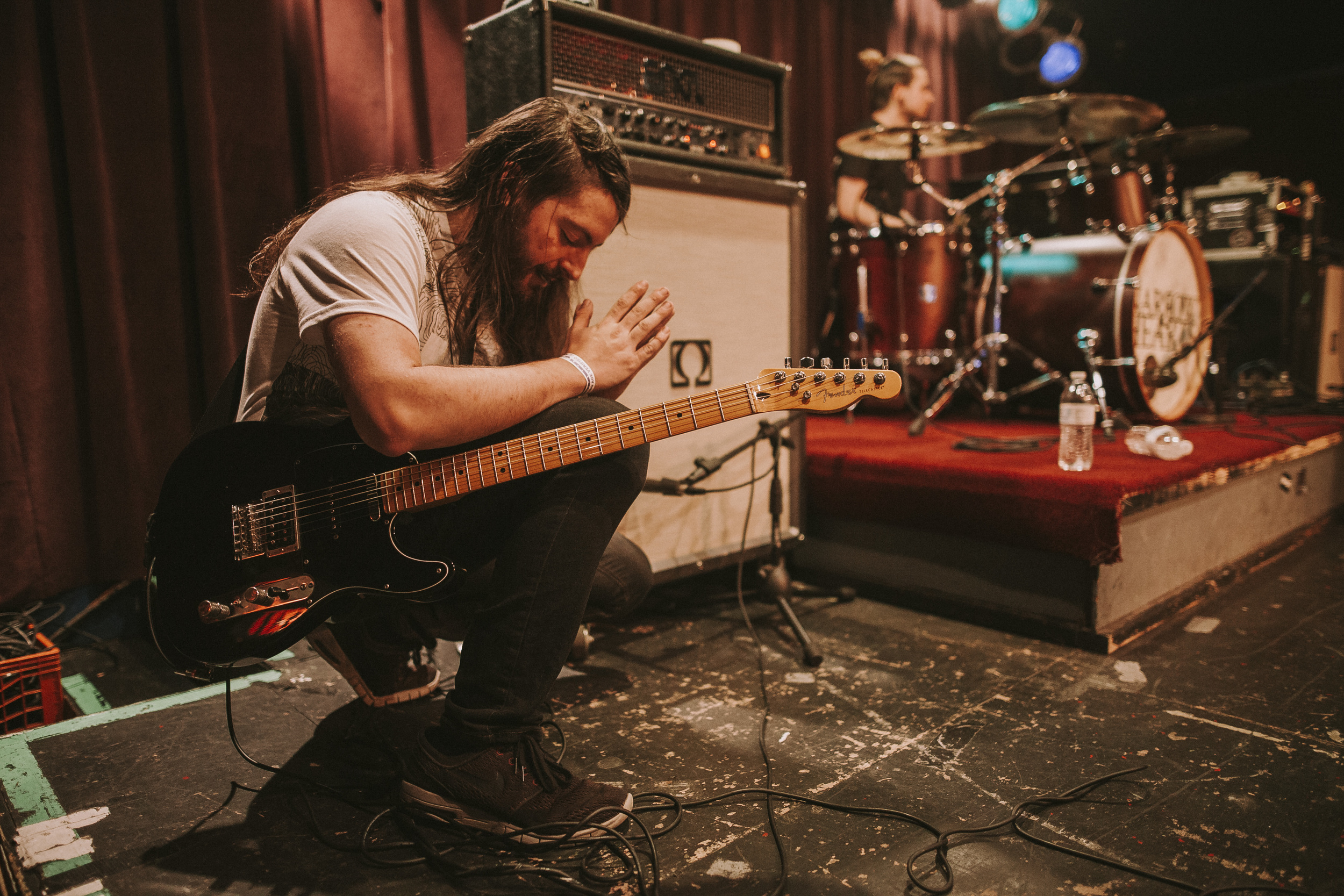 Randy blessed by his "Rig" before the show in Milwaukee, Wisconsin.