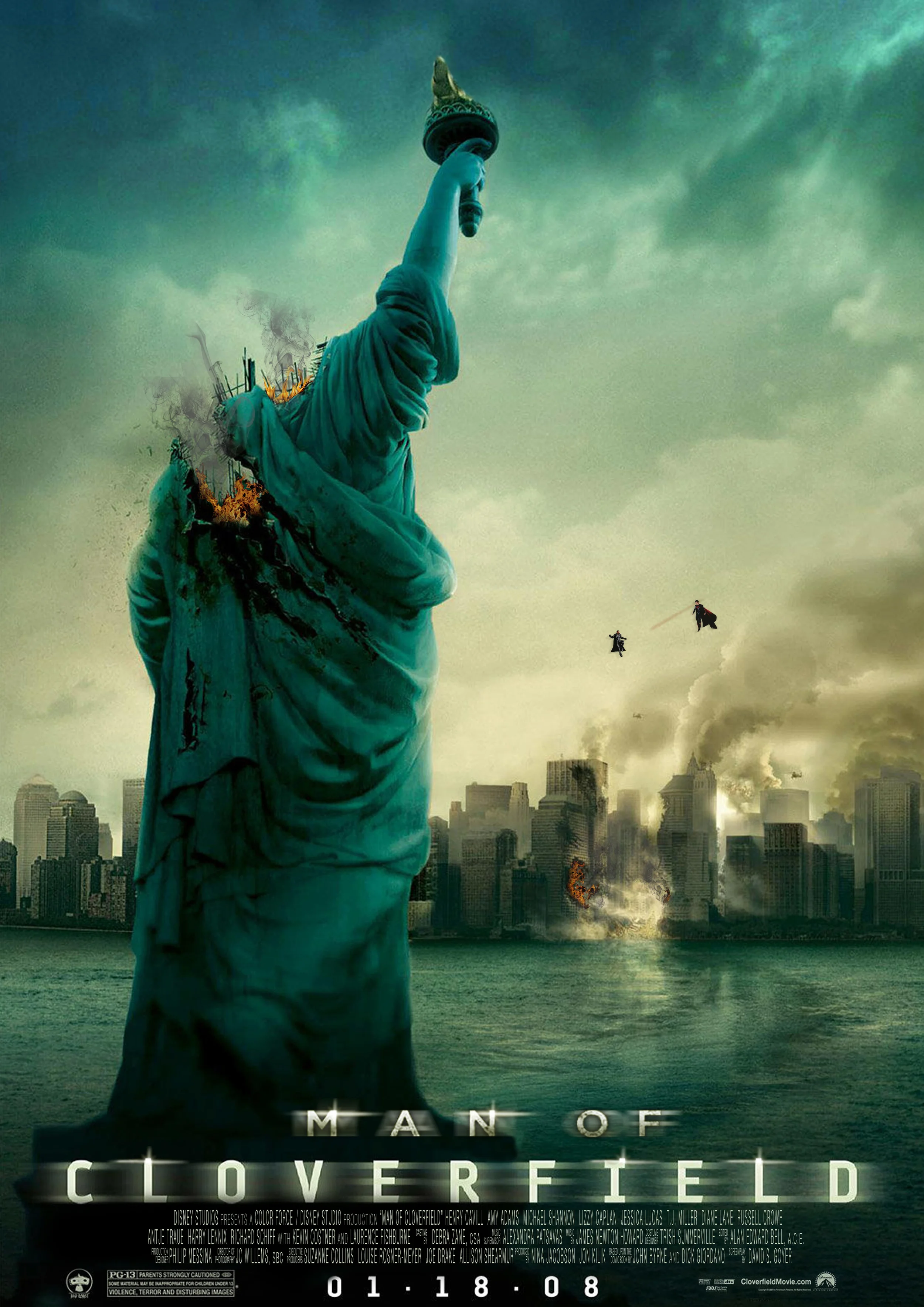 Man of Steel, Cloverfield