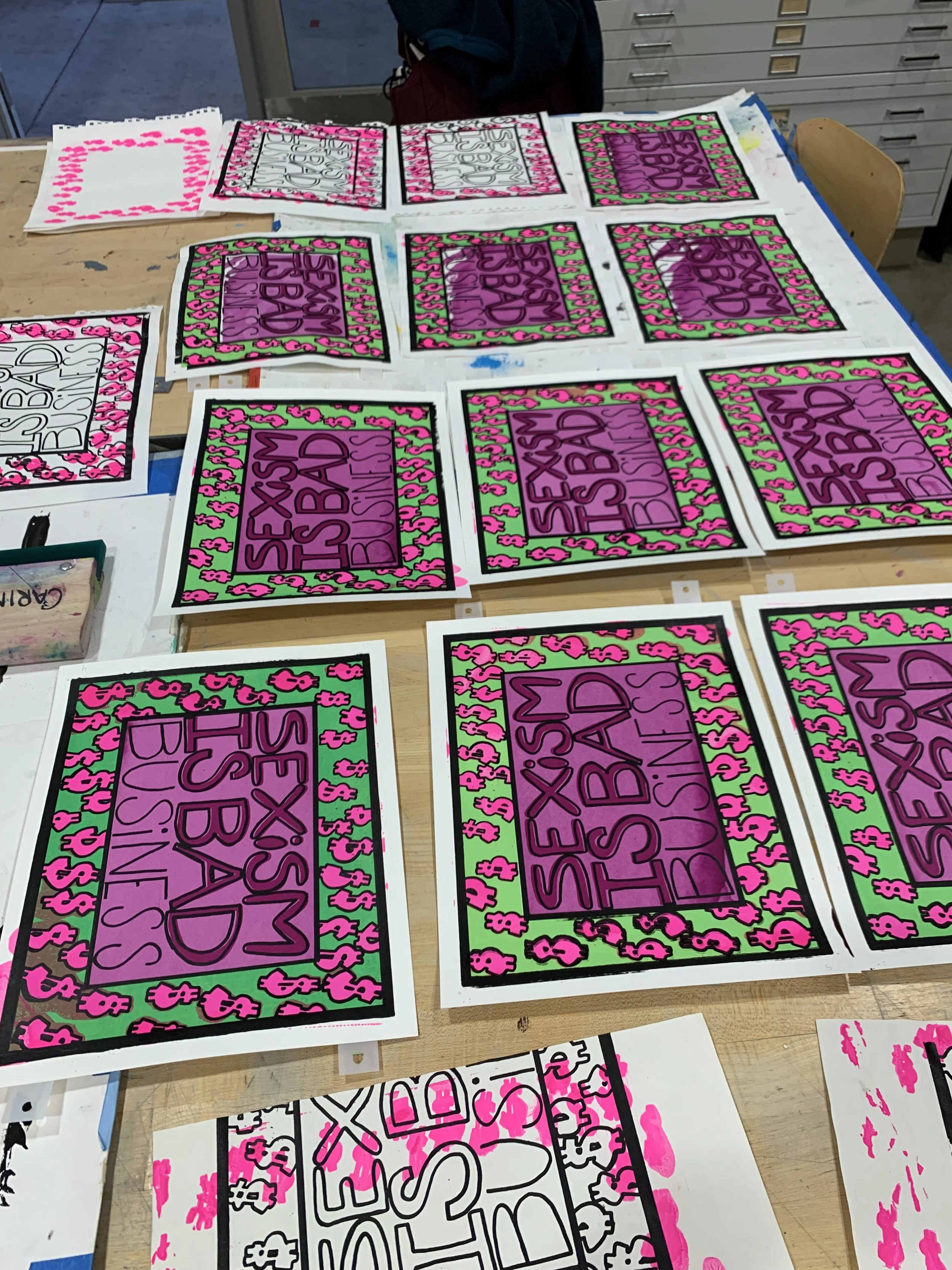 "Sexism is Bad Business" Screenprint